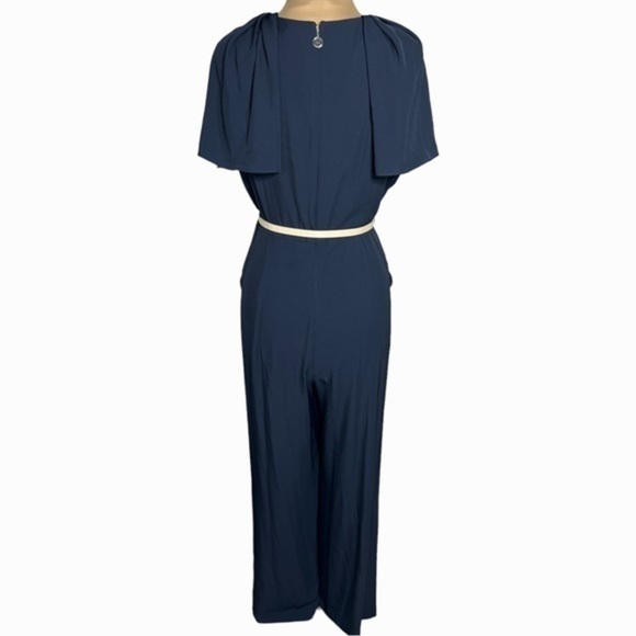 Tommy Hilfiger size 14 navy blue wide leg jumpsuit - Picture 8 of 16